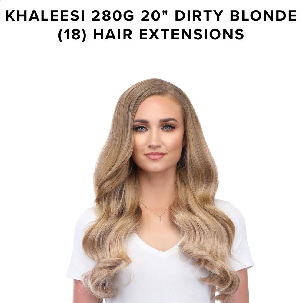 Bellami Hair KHALEESI 280G 20" DIRTY BLONDE (18) HAIR EXTENSIONS